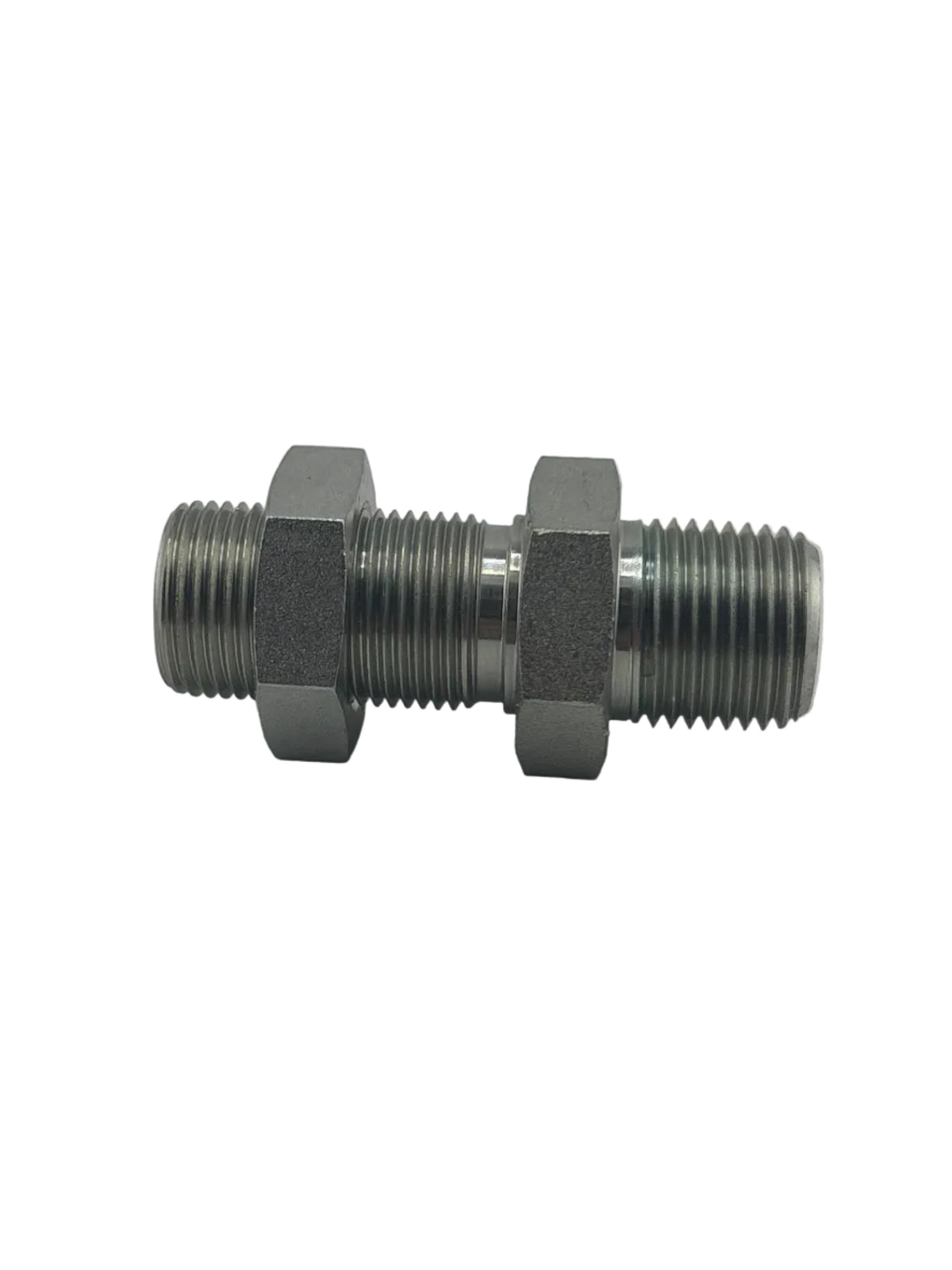 Tompkins FF2706-LN Series ORFS O-Ring Face Seal to Pipe Thread Bulkhead with Hydraulic Locknut