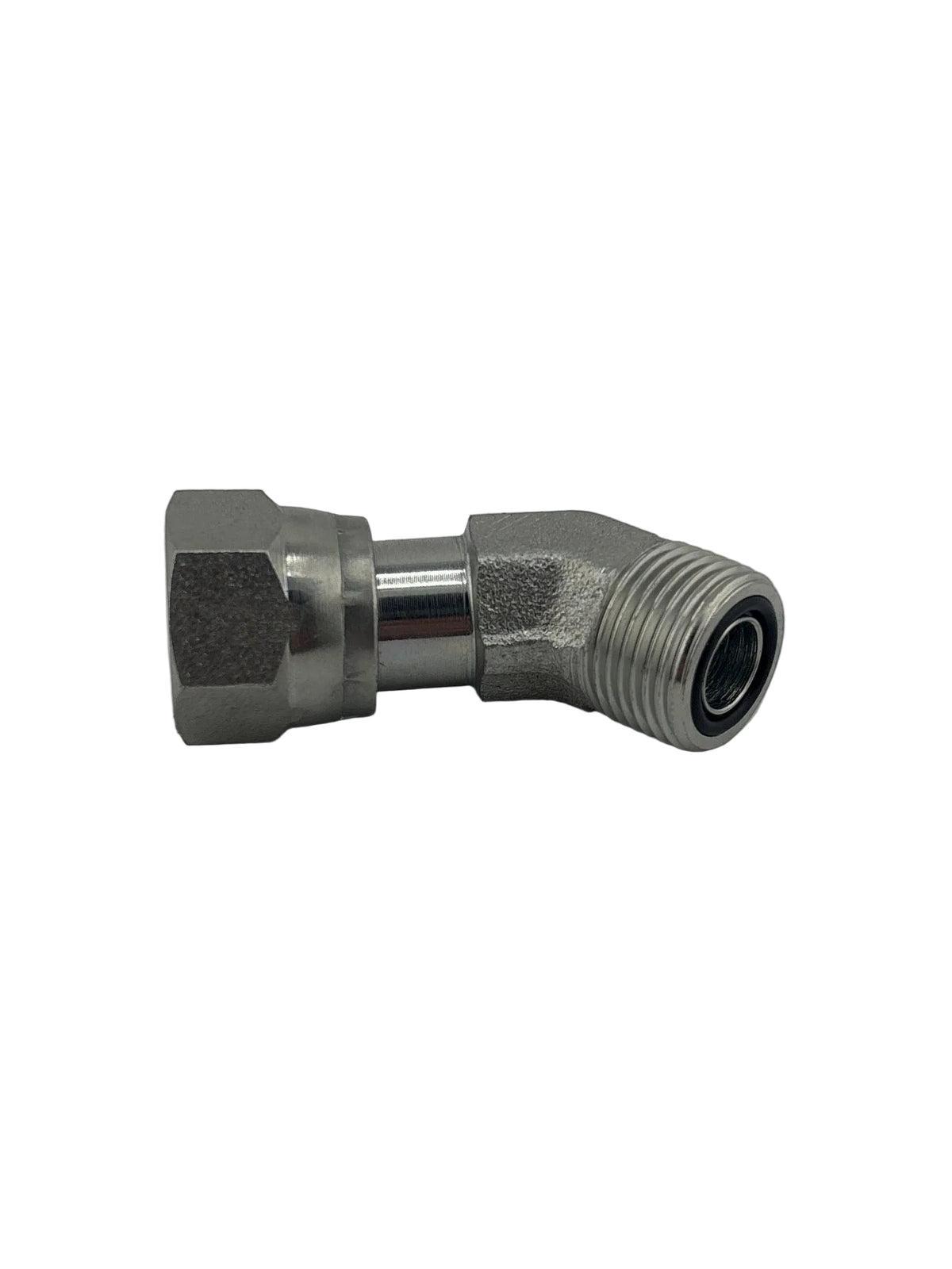 Tompkins FF6502 Series ORFS O-Ring Face Seal to ORFS Swivel Elbow 45° Hydraulic Adapter