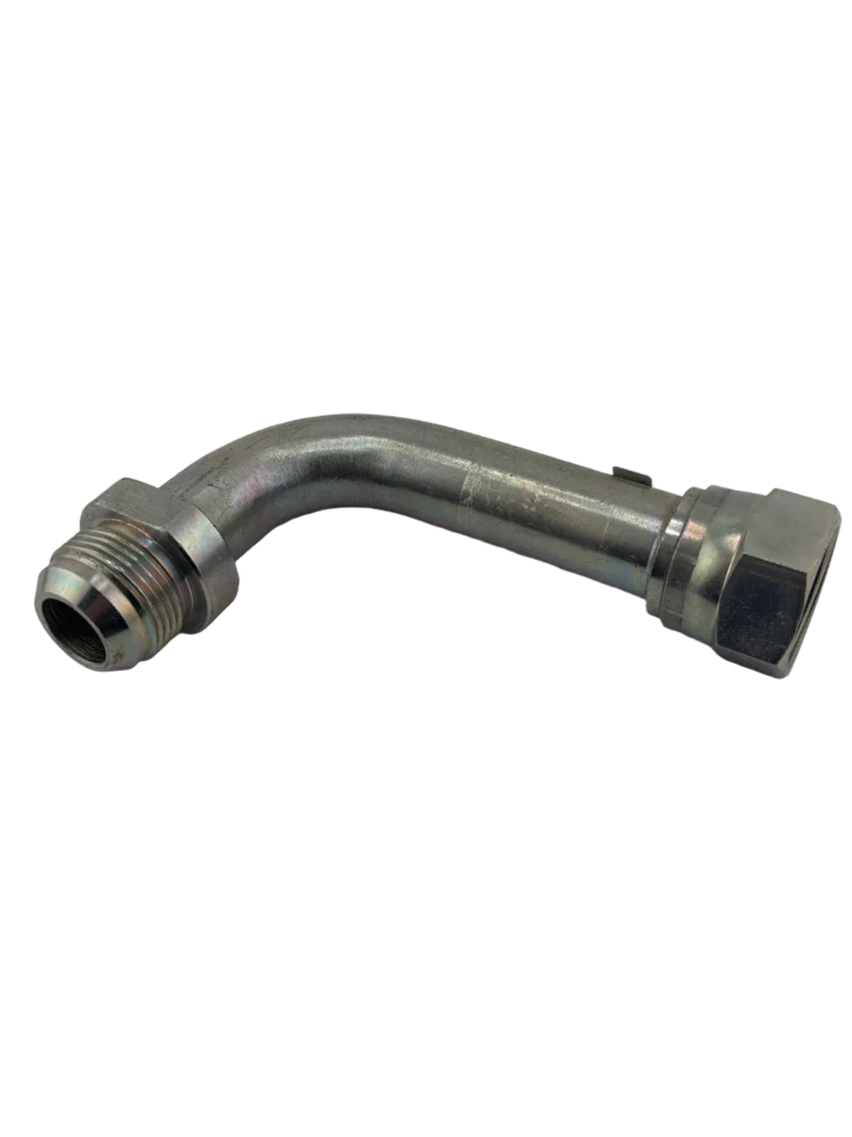 Tompkins 6701-LXH Series JIC 37° Flare Swivel High Pressure Bent Tube Long Elbow 90° Hydraulic Adapter