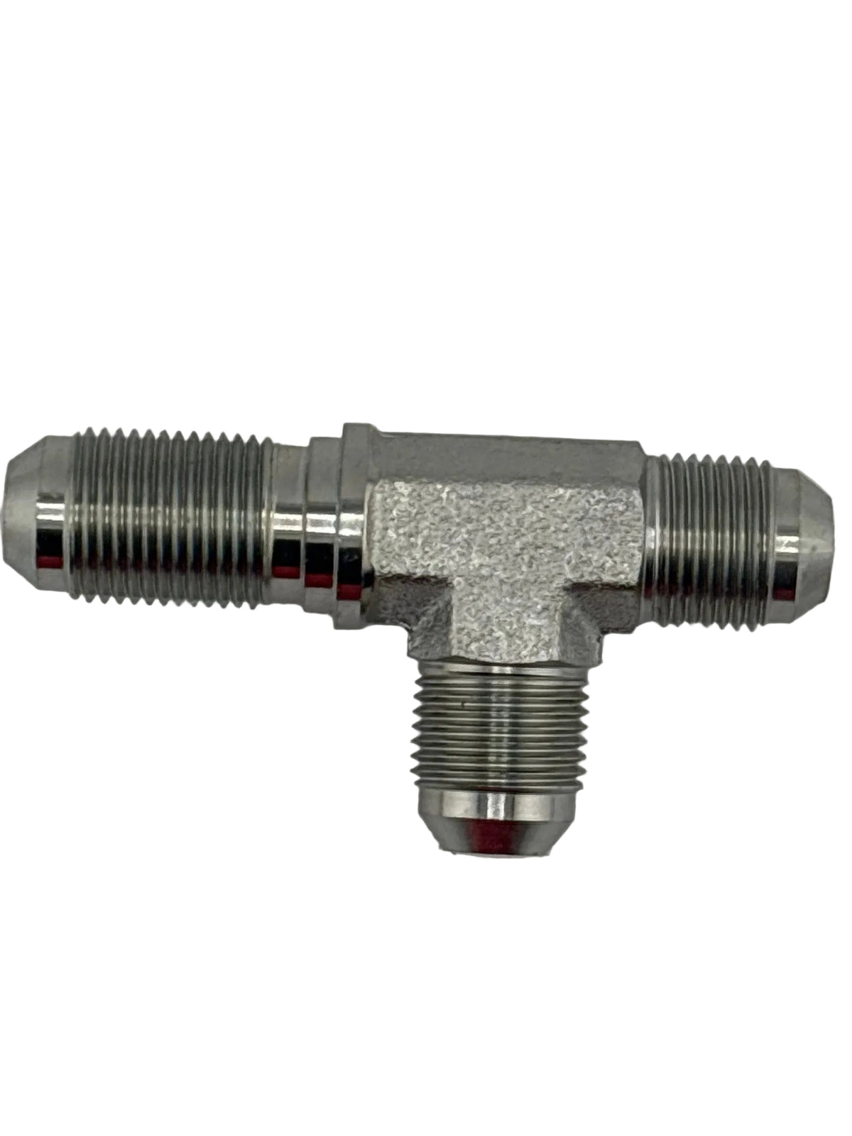 Tompkins 2704-LN Series JIC 37° Flare Bulkhead Union Run Tee Hydraulic Adapter