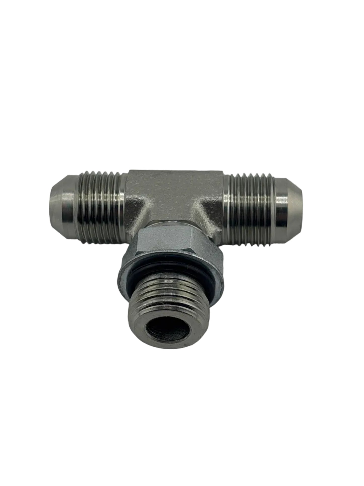Tompkins 6803 Series JIC 37° Flare to O-Ring Branch Tee Hydraulic Adapter