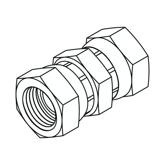 Tompkins 1406 Series Pipe Thread Dual Swivel Union Hydraulic Adapter