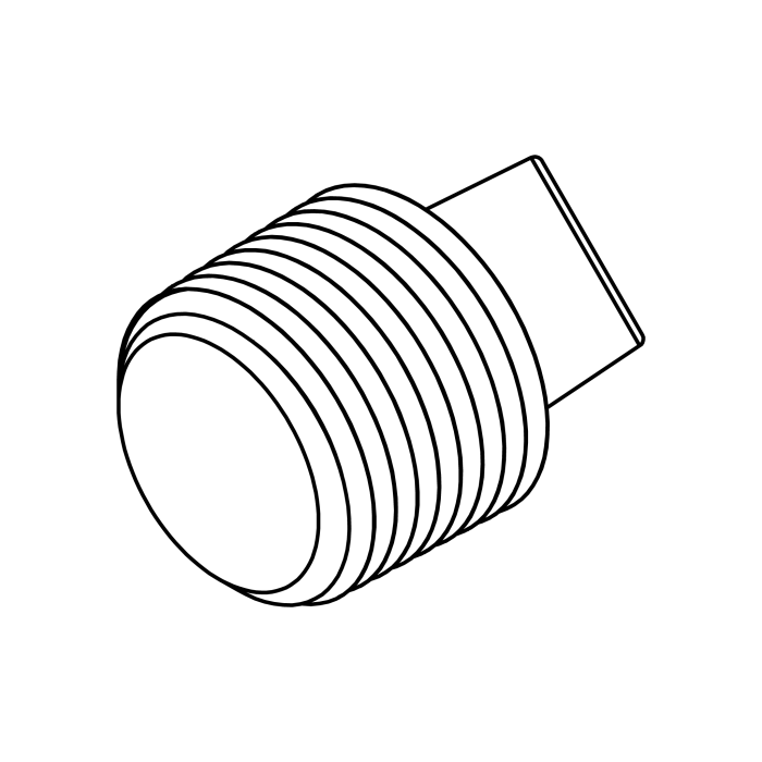 Tompkins 5406-SHP Series Square Head Pipe Thread Hydraulic Plug