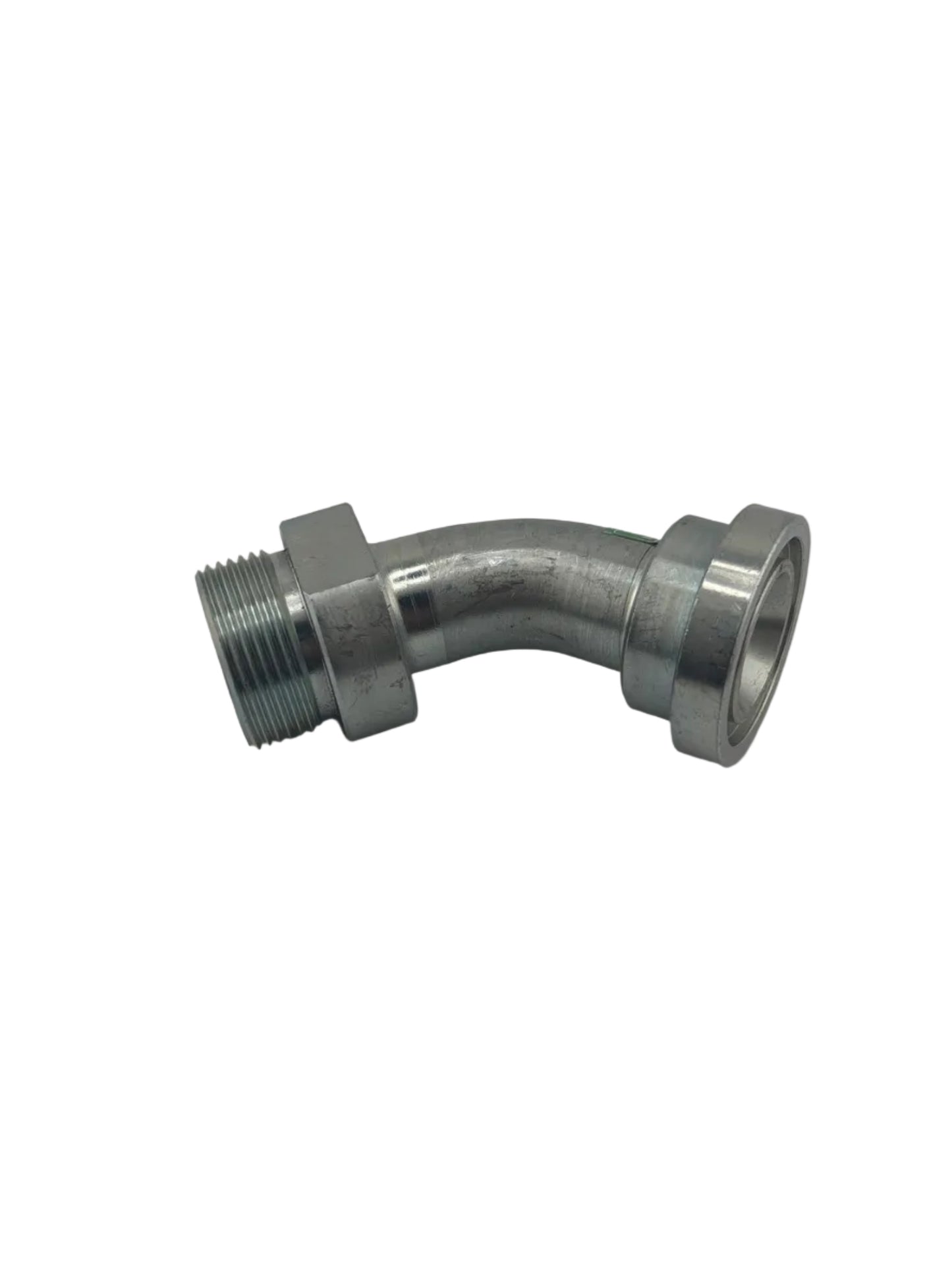 Tompkins FF6847 Series ORFS O-Ring Face Seal to No-Braze Code 62 Hydraulic Flange, 45°
