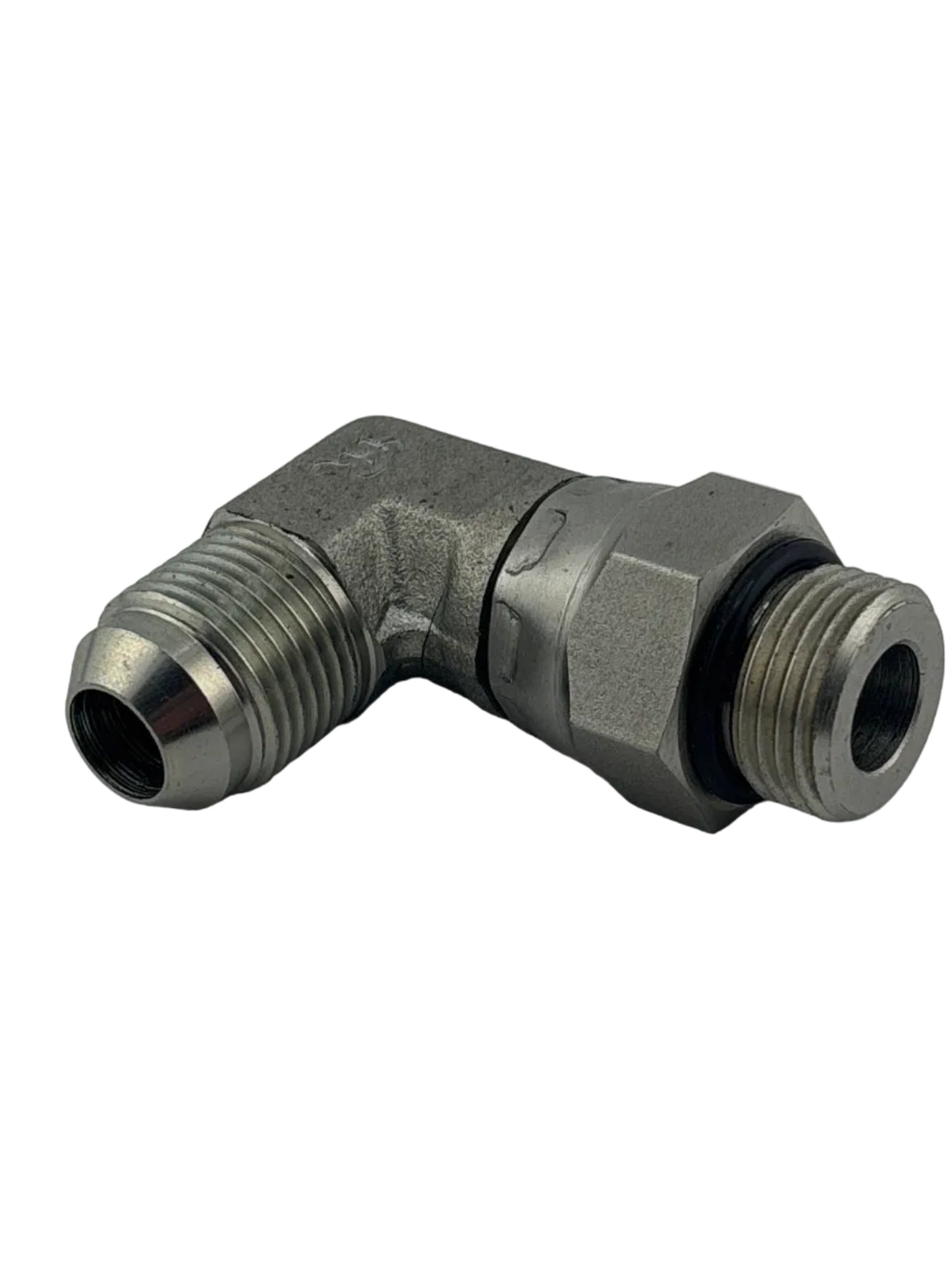 Tompkins 6801-S Series JIC 37° Flare to O-Ring Swivel Elbow 90° Hydraulic Adapter