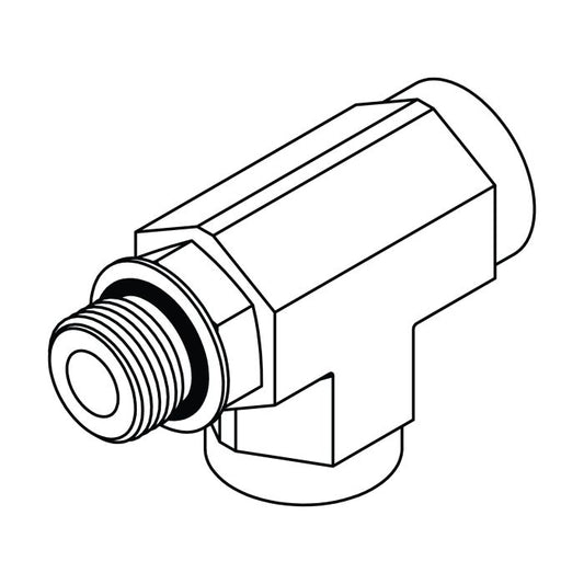 Tompkins 6835 Series O-Ring Street Tee Hydraulic Adapter