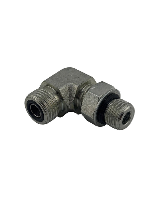 Tompkins FF6801 Series ORFS O-Ring Face Seal to O-Ring Elbow 90° Hydraulic Adapter