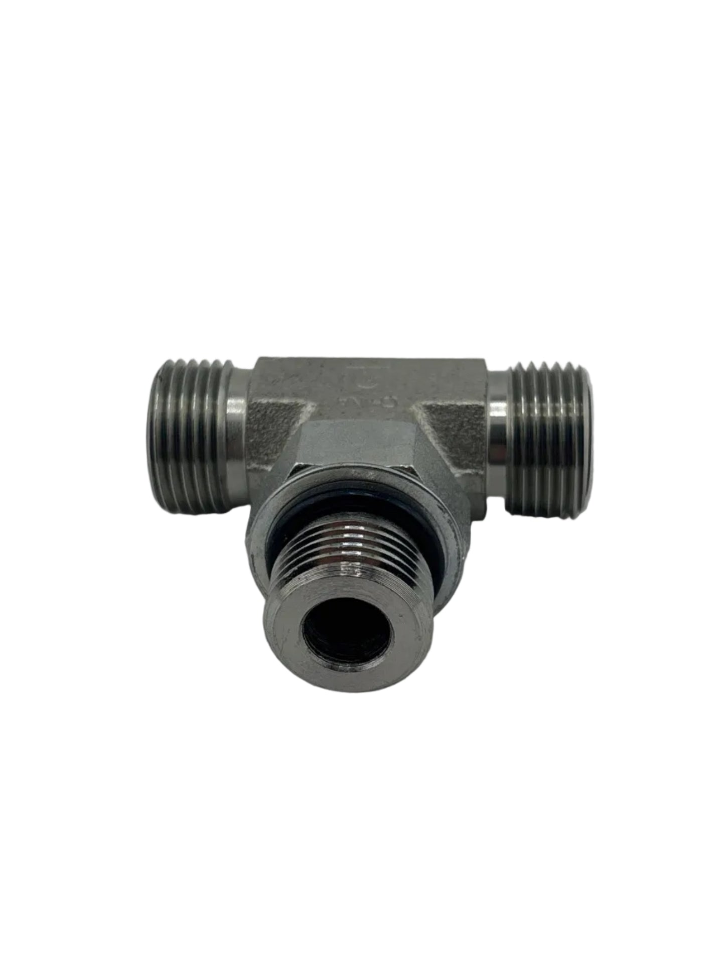 Tompkins FF6803 Series ORFS O-Ring Face Seal to O-Ring Branch Tee Hydraulic Adapter