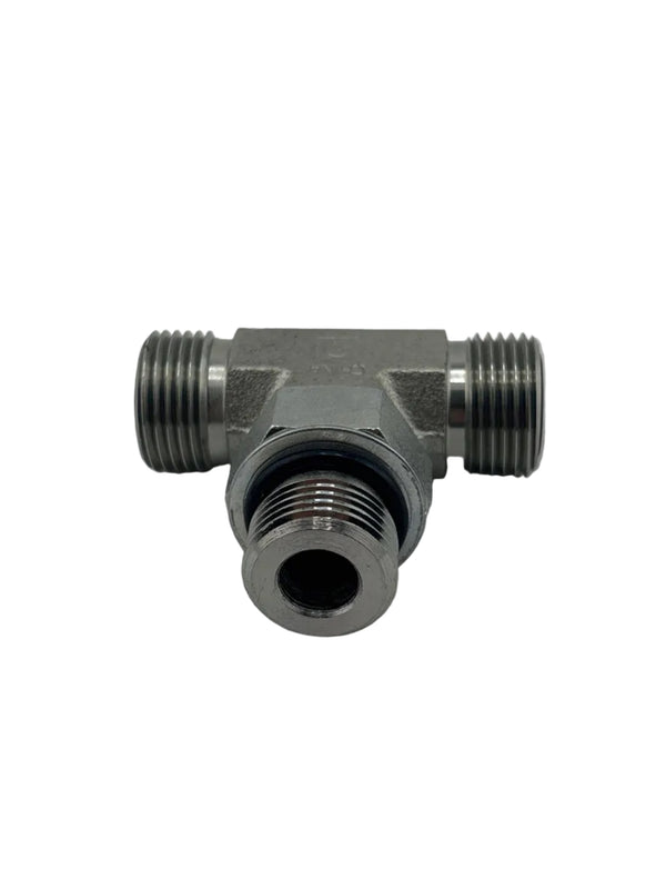 Tompkins FF6803 Series ORFS O-Ring Face Seal to O-Ring Branch Tee Hydraulic Adapter
