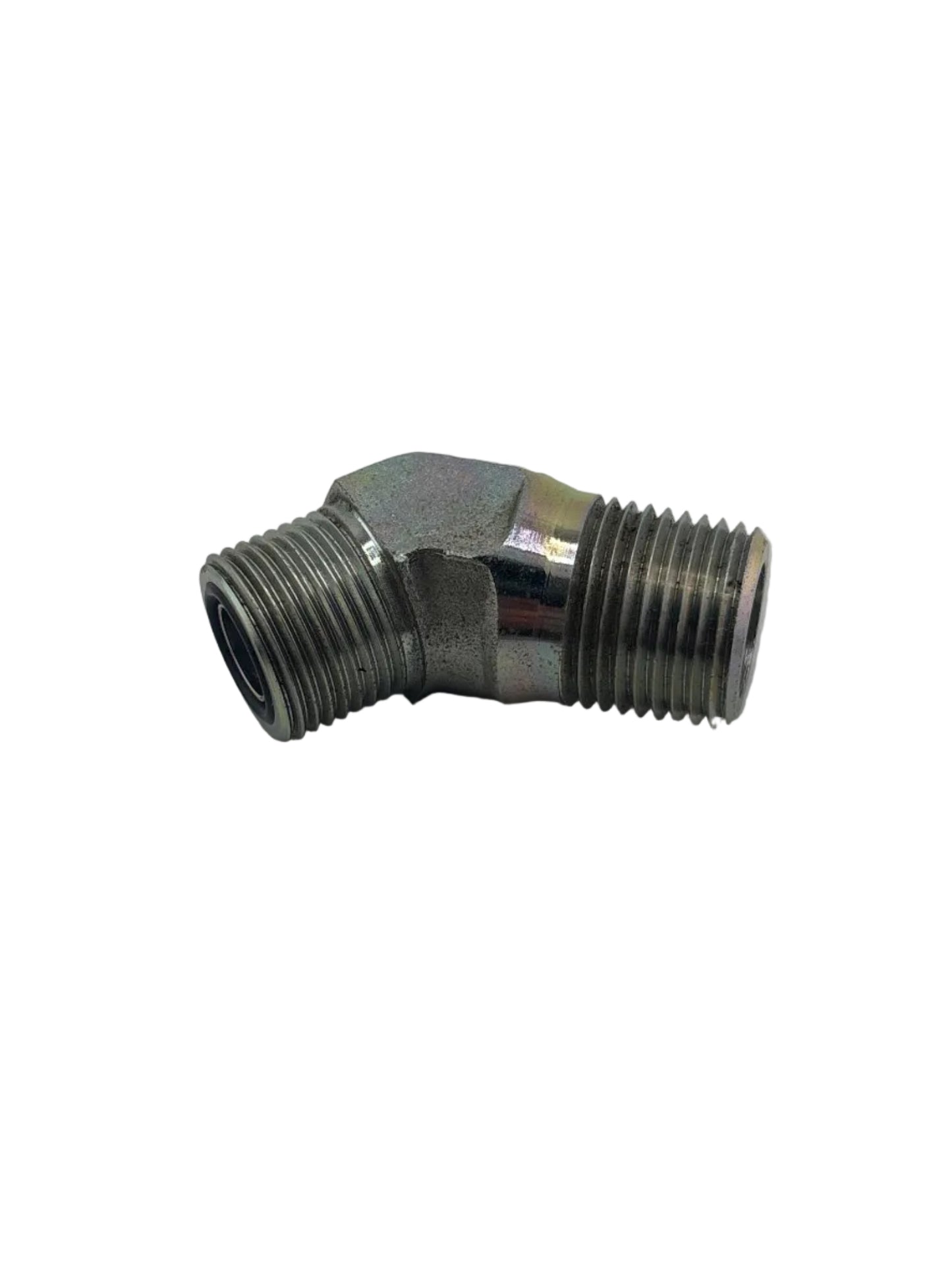 Danfoss ORFS/Male NPTF 45° Elbow Hydraulic Adapter