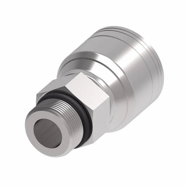 Danfoss Weatherhead Male Boss 2-Wire Hydraulic Hose Crimp Fitting