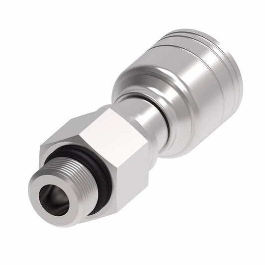 Danfoss Weatherhead Male O-Ring Boss 2-Wire Hydraulic Hose Crimp Fitting