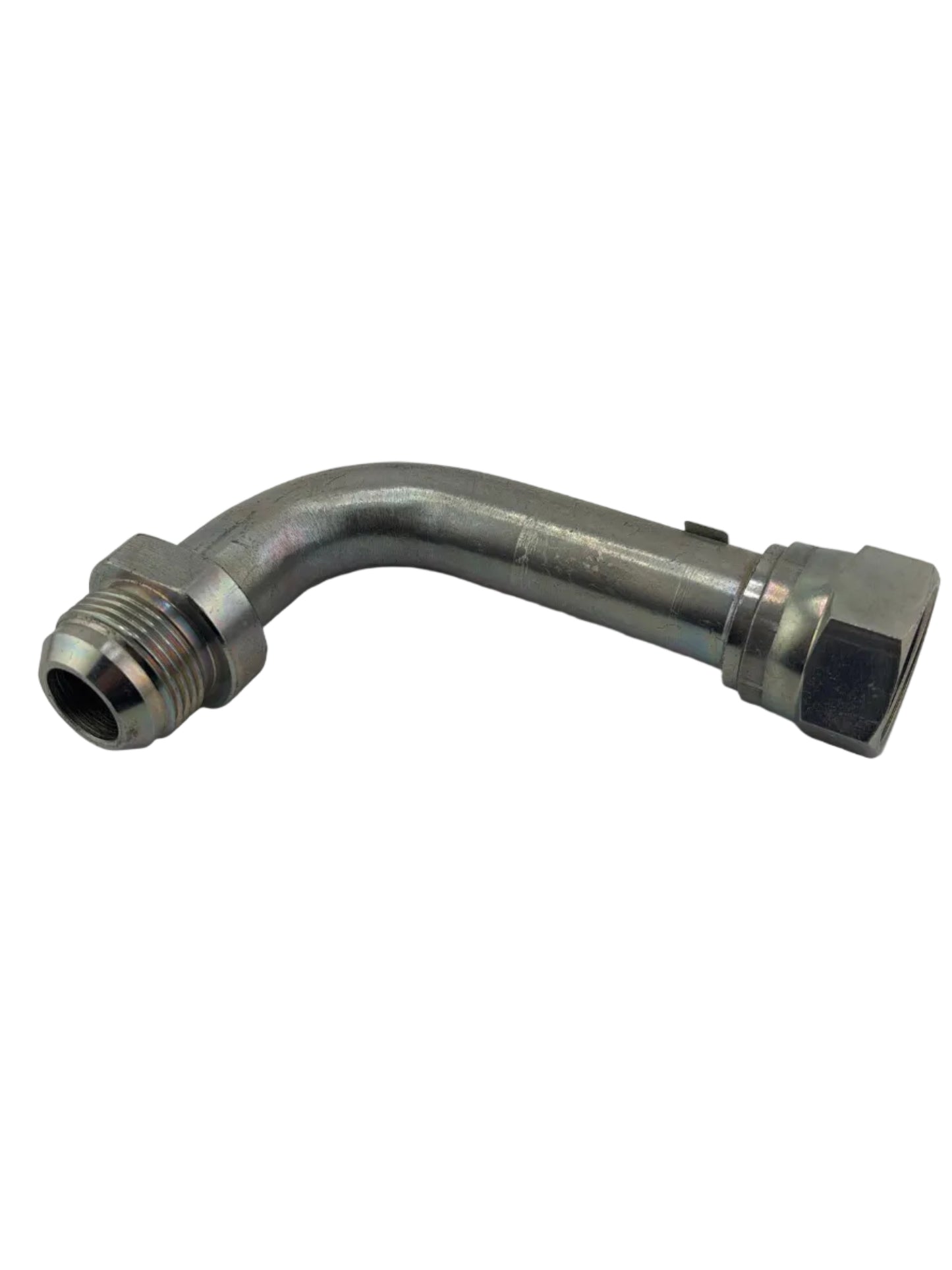 Tompkins 6701-LXH Series JIC 37° Flare Swivel High Pressure Bent Tube Long Elbow 90° Hydraulic Adapter