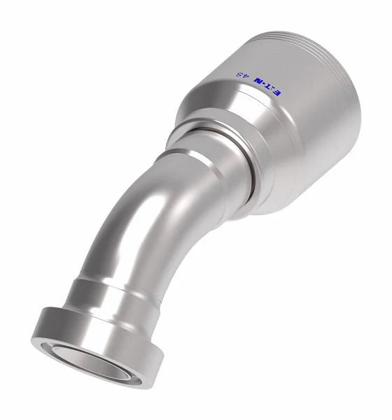 Danfoss Weatherhead CAT Flange 45° 4-Wire Hydraulic Hose Crimp Fitting