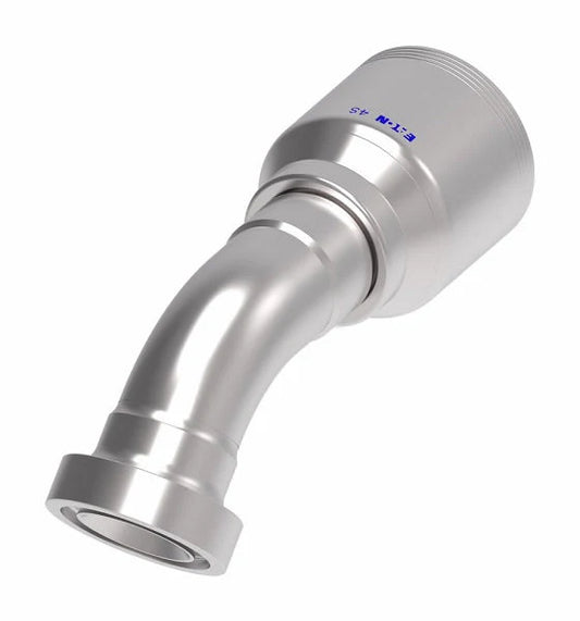 Danfoss Weatherhead CAT Flange 45° 4-Wire Hydraulic Hose Crimp Fitting