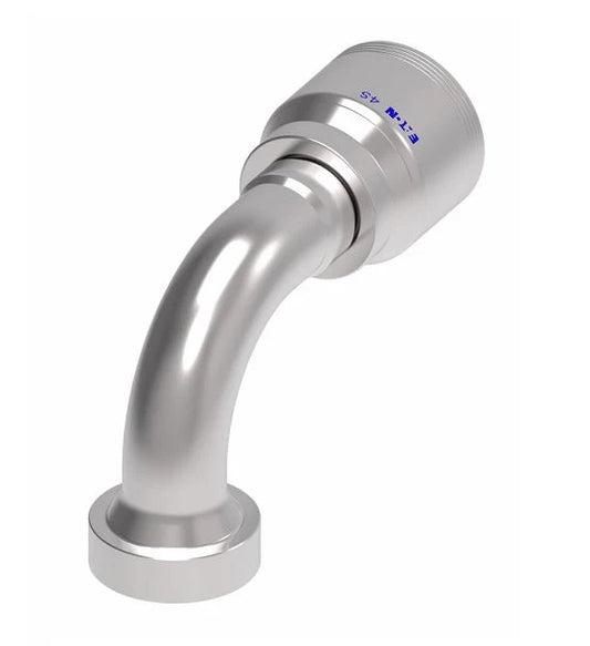 Danfoss Weatherhead CAT Flange 90° 4-Wire Hydraulic Hose Crimp Fitting (4S16CTB16 Series)