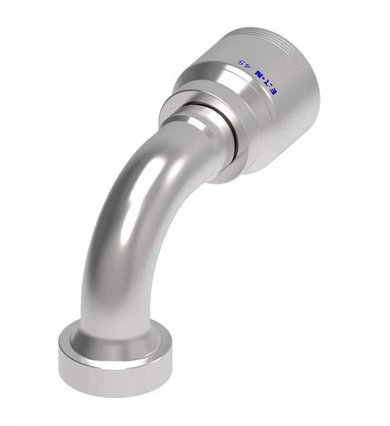Danfoss Weatherhead CAT Flange 90° 4-Wire Hydraulic Hose Crimp Fitting (4S16CTB16 Series)