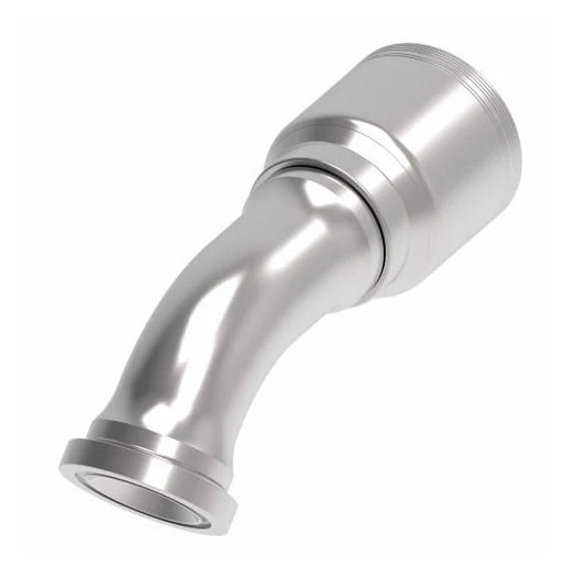 Danfoss Weatherhead Code 62 Split Flange 45°6-Wire Hydraulic Hose Crimp Fitting
