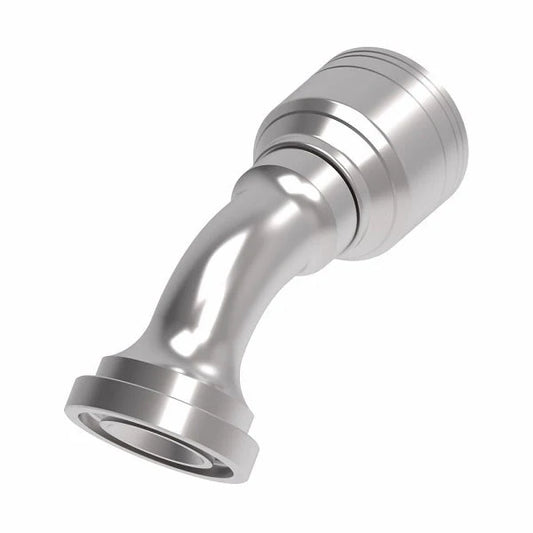 Danfoss Weatherhead Code 61 Split Flange 45° Hydraulic Hose Crimp Fitting