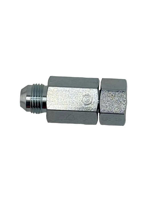 Tompkins LS-2406 Series JIC 37° Flare to JIC Live Swivel Hydraulic Adapter