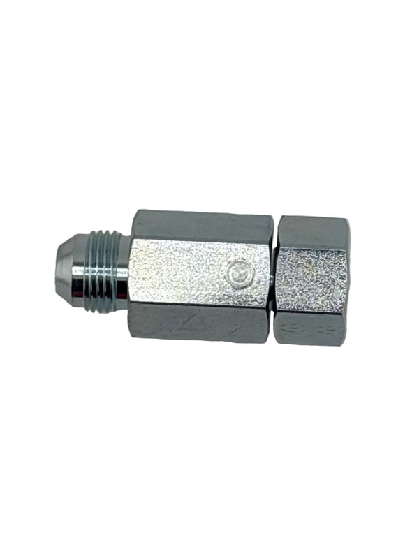 Tompkins LS-2406 Series JIC 37° Flare to JIC Live Swivel Hydraulic Adapter