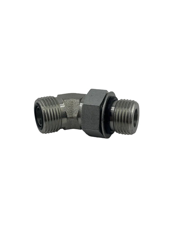 Tompkins FF6802 Series ORFS O-Ring Face Seal to O-Ring Elbow 45° Hydraulic Adapter