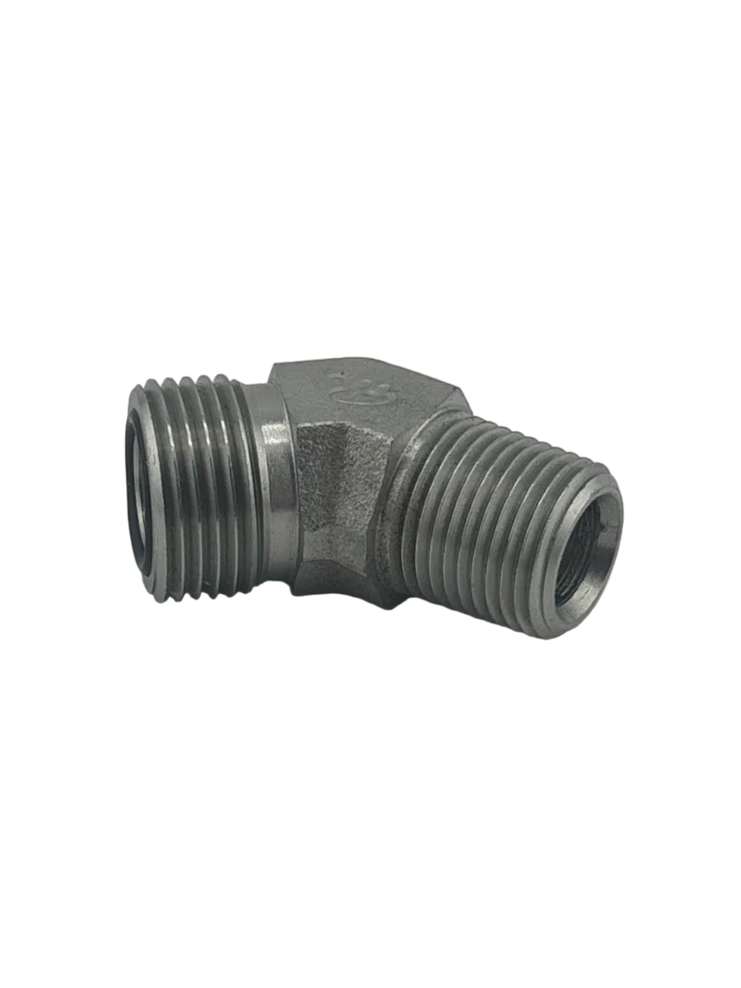 Tompkins FF2503 Series ORFS O-Ring Face Seal to Pipe Thread Elbow 45° Hydraulic Adapter