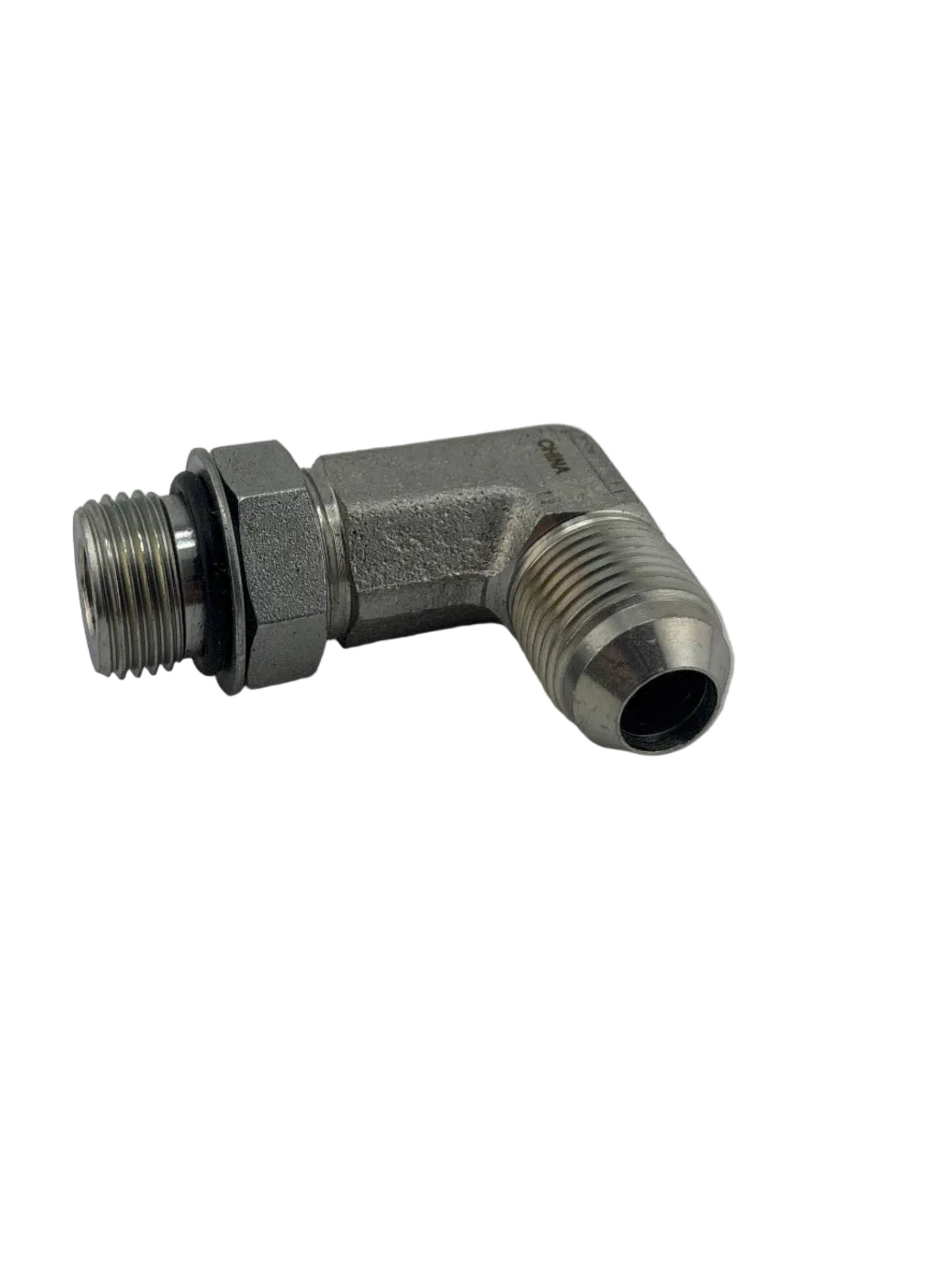 Tompkins 6801-L Series JIC 37° Flare to O-Ring - Long Elbow 90° Hydraulic Adapter