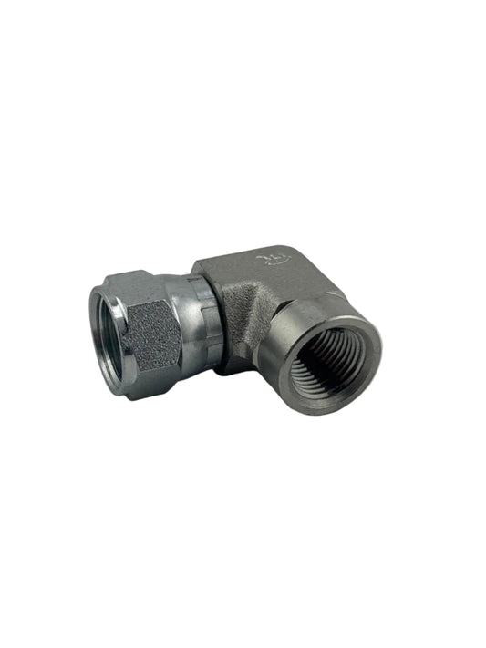 Tompkins JIC 37° Flare Swivel to Pipe Thread Elbow 90° Hydraulic Adapter (6503 Series)