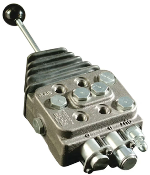 Cross MFG DV Series 2-Spool Loader Hydraulic Directional Control Valves – Joystick, Float & Regen Options
