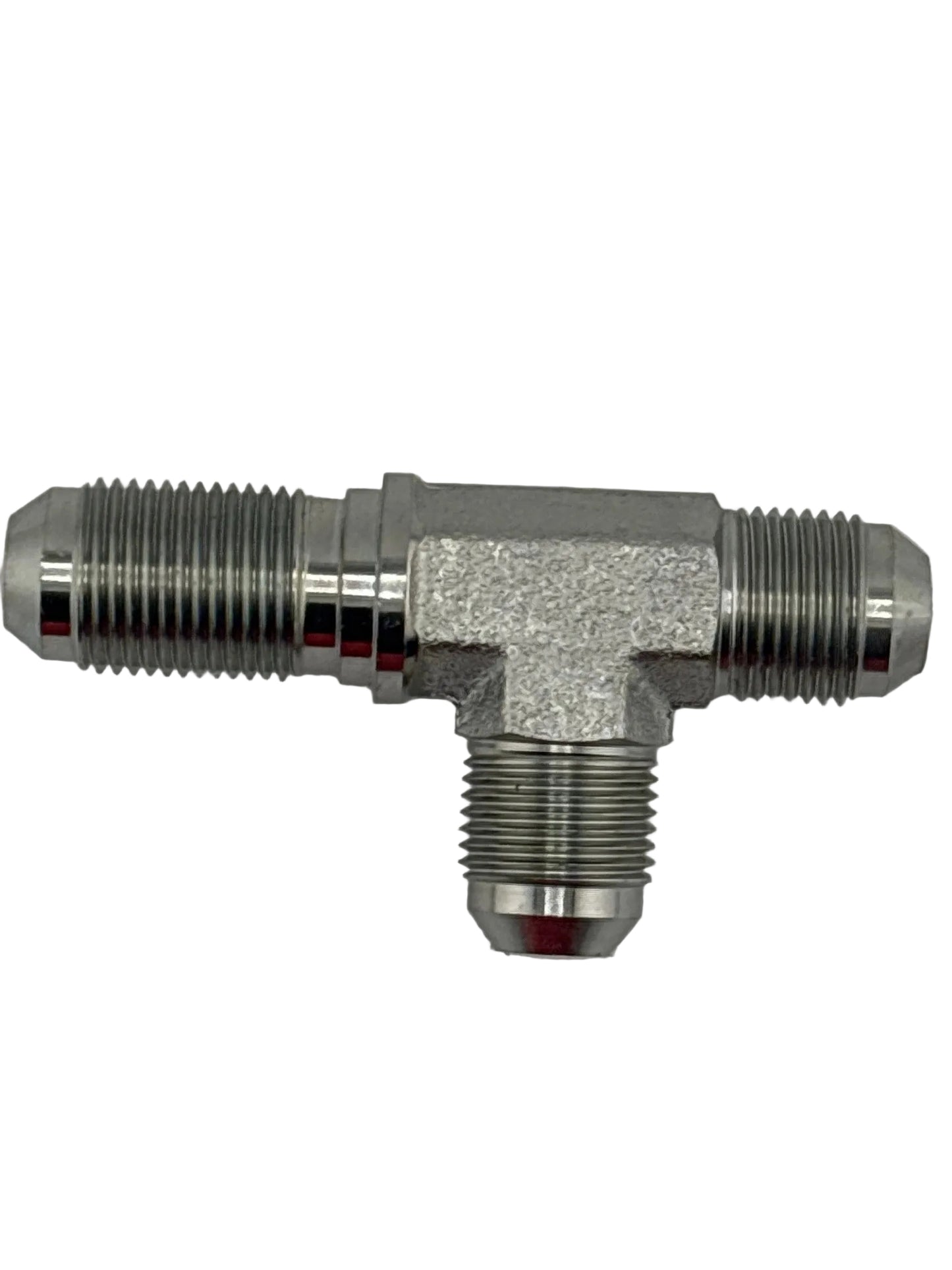 Tompkins 2704-LN Series JIC 37° Flare Bulkhead Union Run Tee Hydraulic Adapter