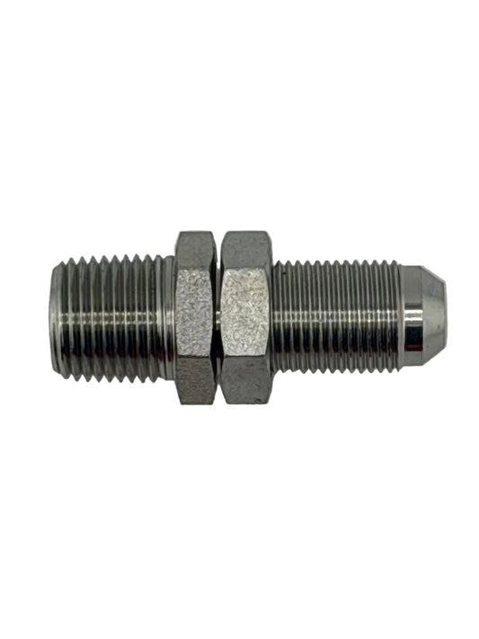 Tompkins JIC 37° Flare to Pipe Thread Bulkhead with Hydraulic Locknut (2706-LN Series)