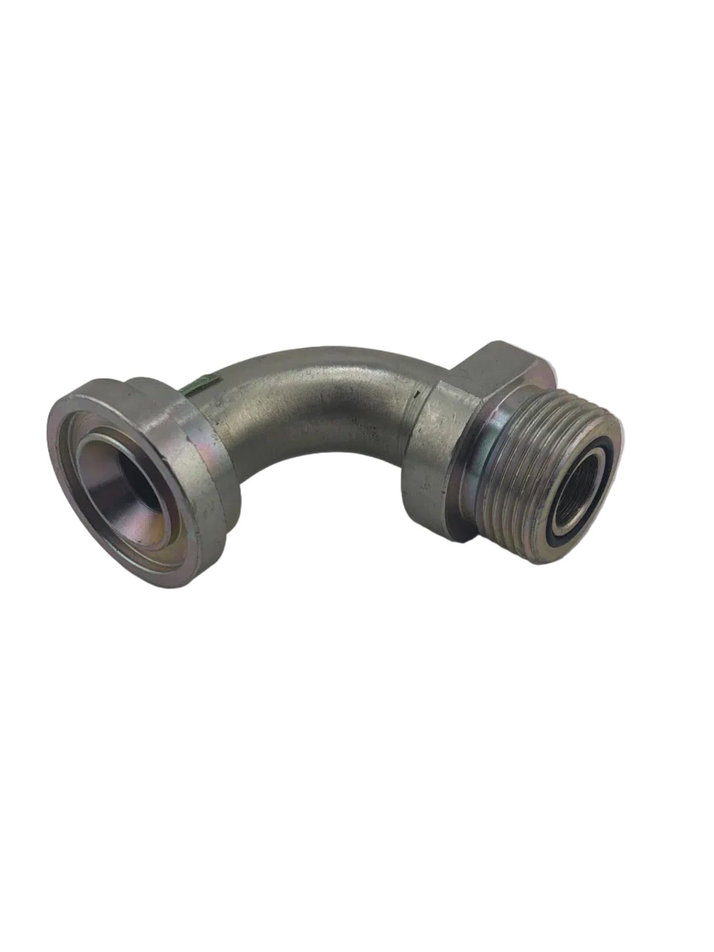 Tompkins FF6890 Series ORFS O-Ring Face Seal to No-Braze Code 61 Hydraulic Flange, 90°