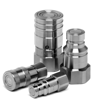 Stucchi FL Series Stainless Flat Face Hydraulic Quick Couplers