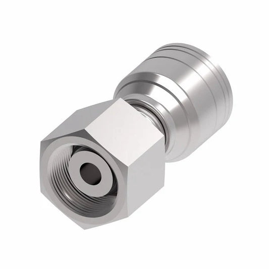 Danfoss Weatherhead Female German Heavy Duty Braided Hydraulic Hose Crimp Fitting