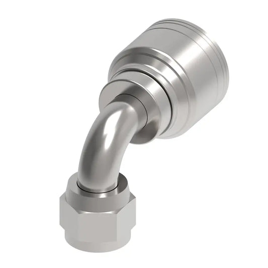 Danfoss Weatherhead Female JIC 90° 2-Wire Hose Crimp on Hydraulic Hose Crimp Fitting
