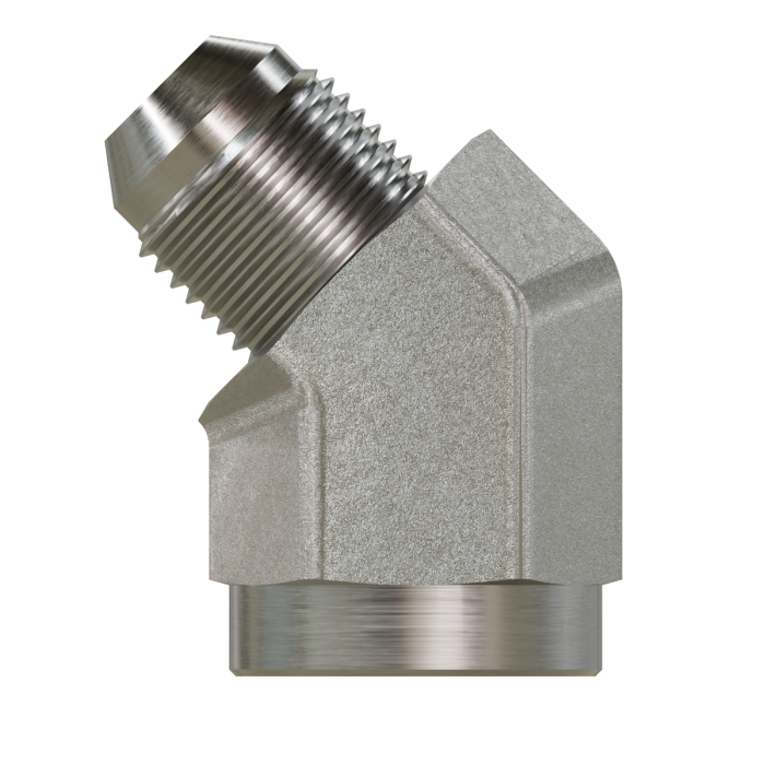 Tompkins JIC 37° Flare to Pipe Thread Elbow 45° Hydraulic Adapter (2505 Series)