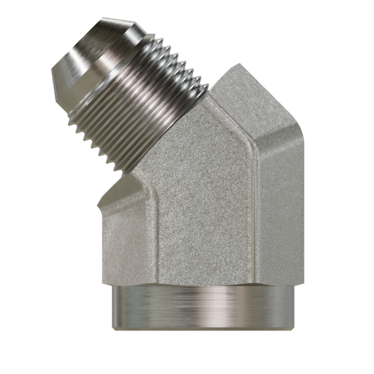 Tompkins JIC 37° Flare to Pipe Thread Elbow 45° Hydraulic Adapter (2505 Series)