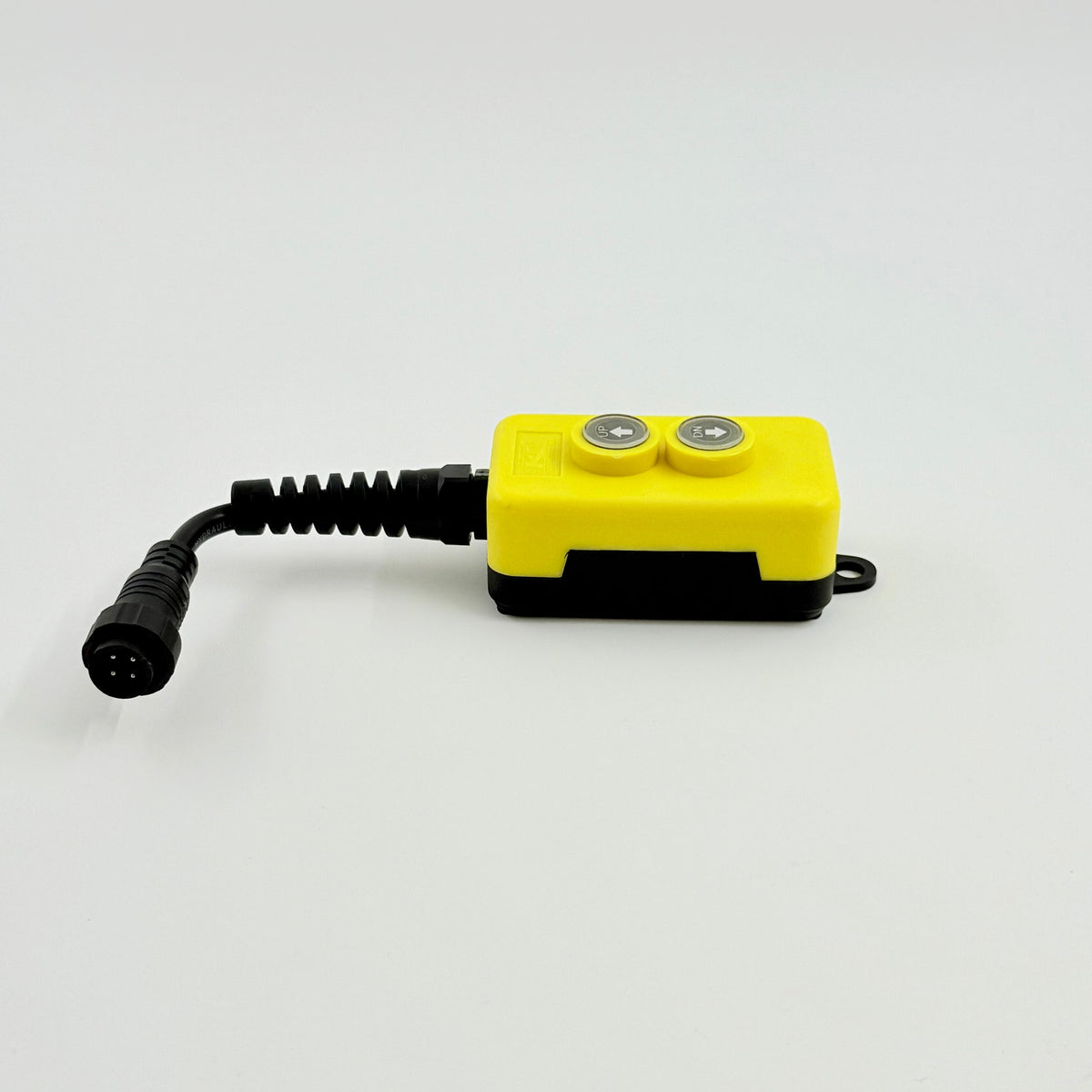 KTI 395-55 2-button hydraulic power unit pendant - right-side view