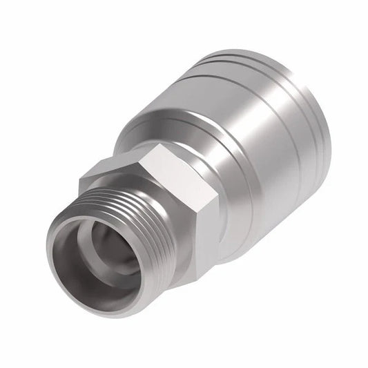 Danfoss Weatherhead Male German Light Duty Braided Hydraulic Hose Crimp Fitting