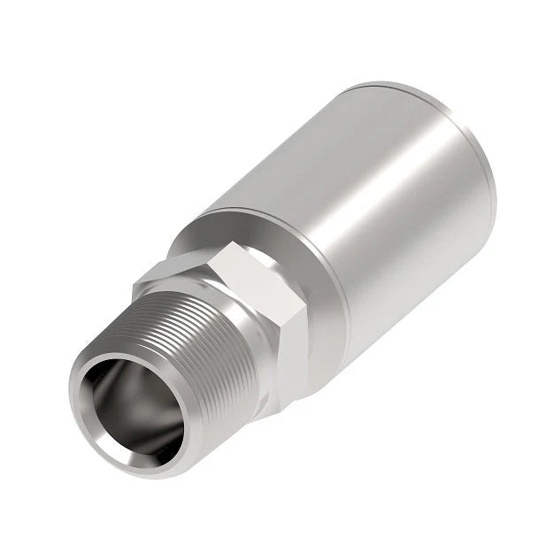 Danfoss Weatherhead Male Pipe 2-Wire Hydraulic Hose Crimp Fitting (FJ9121 Series)