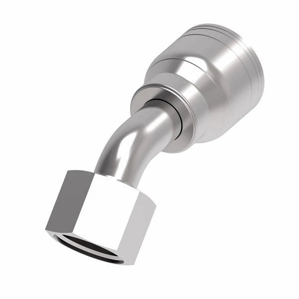Danfoss Weatherhead Female O-Ring Face Seal 45° Hydraulic Hose Crimp Fitting