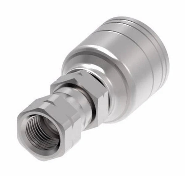 Danfoss Weatherhead Female SAE 2-Wire Hydraulic Hose Crimp Fitting