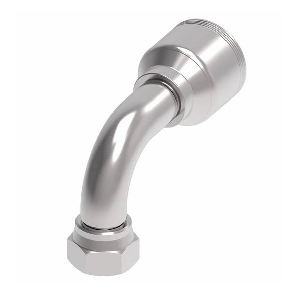 Danfoss Weatherhead Female British Pipe Parallel 90° Spiral Hydraulic Hose Crimp Fitting