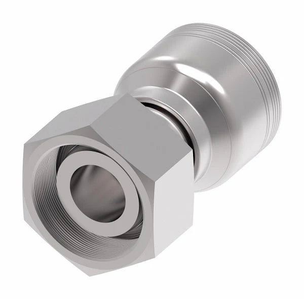 Danfoss Weatherhead Female German Heavy Duty 6-Wire Spiral Hydraulic Hose Crimp Fitting