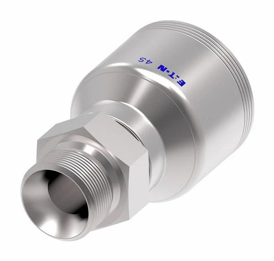 Male British Pipe Parallel Spiral Hydraulic Hose Crimp Fitting