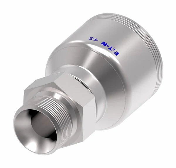 Male British Pipe Parallel Spiral Hydraulic Hose Crimp Fitting