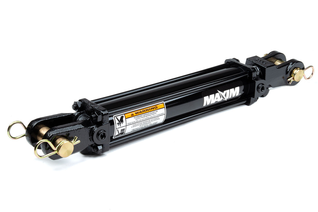 Bailey Maxim TC Tie-Rod Hydraulic Cylinder, 4" Bore x 8" Stroke, 1.5" Rod, 2500 PSI